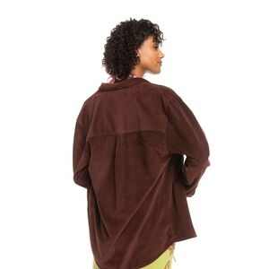 Roxy Dark Brown Corduroy Shirt